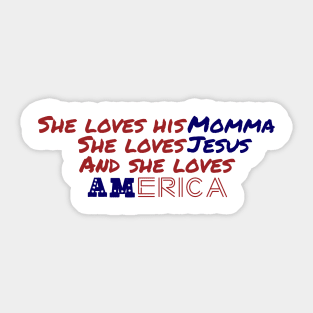 4th of july Sticker